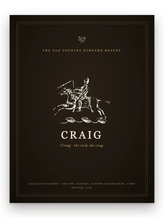 Craig Surname Report