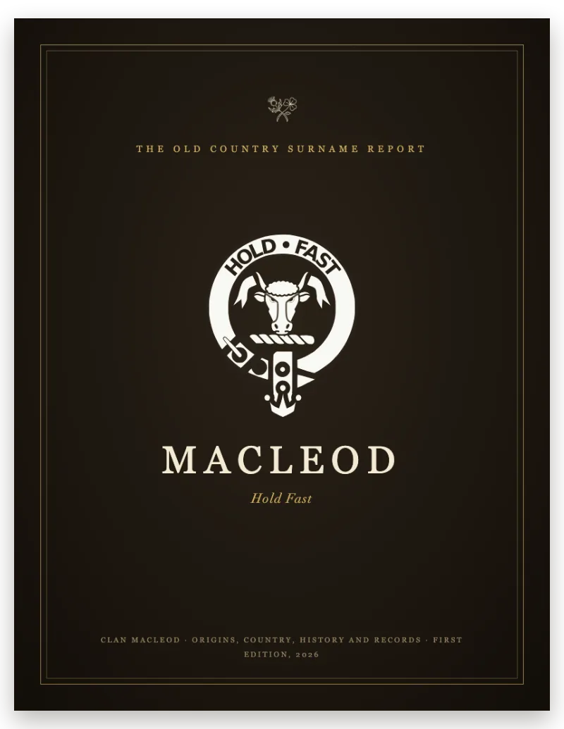 A page from the MacLeod Surname Report