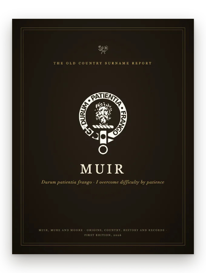 Muir Surname Report