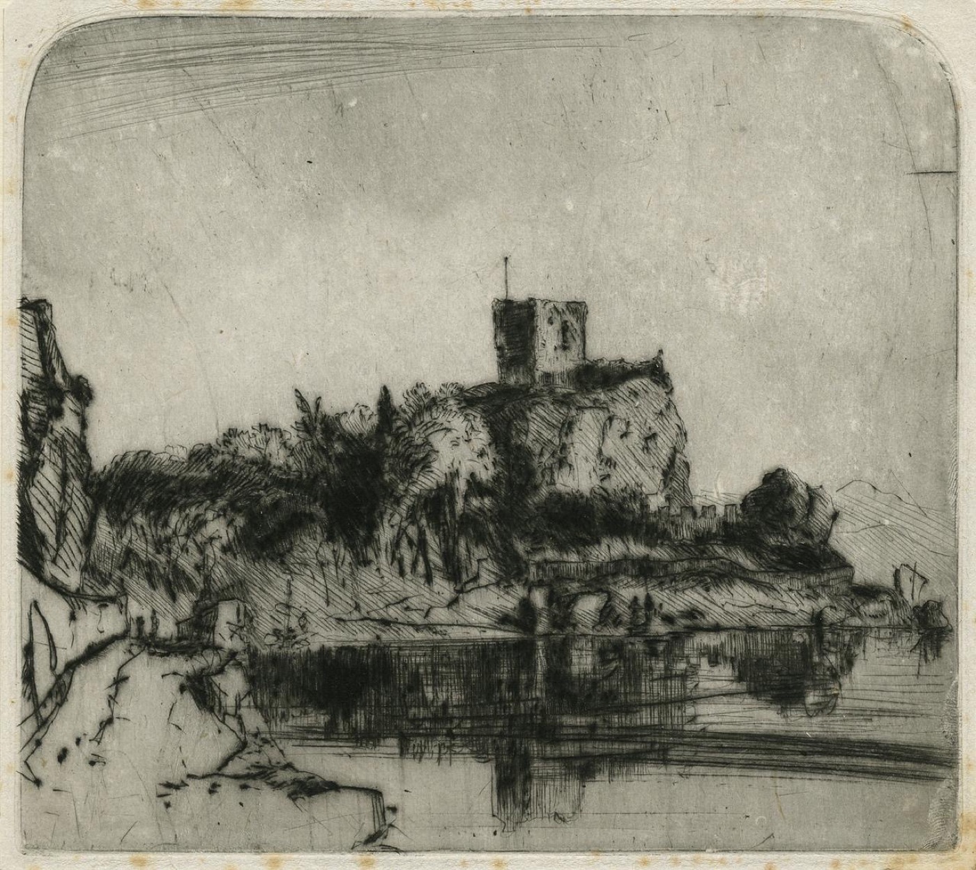 Castle of Dunolly, Oban, etched by Edward Thomas Daniell around 1831: the height Clan MacDougall's chiefs have held, in one form or another, for close to nine h