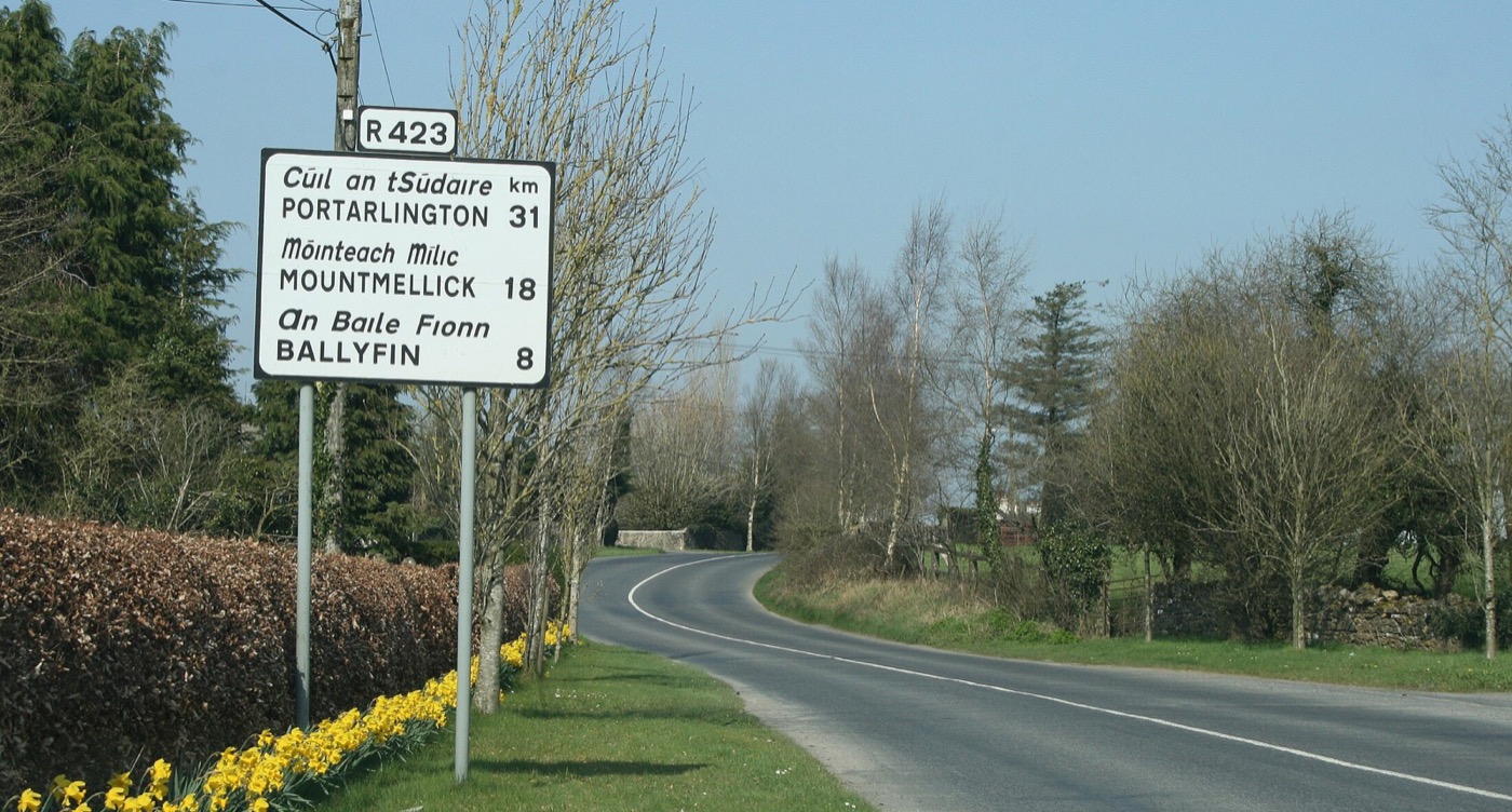 Mountrath, Co. Laois, photographed in 2009. One of the parishes within Stradbally barony the MacEvoys held as chiefs of Tuath-Fiodhbhuidhe. Photograph by Sarah7