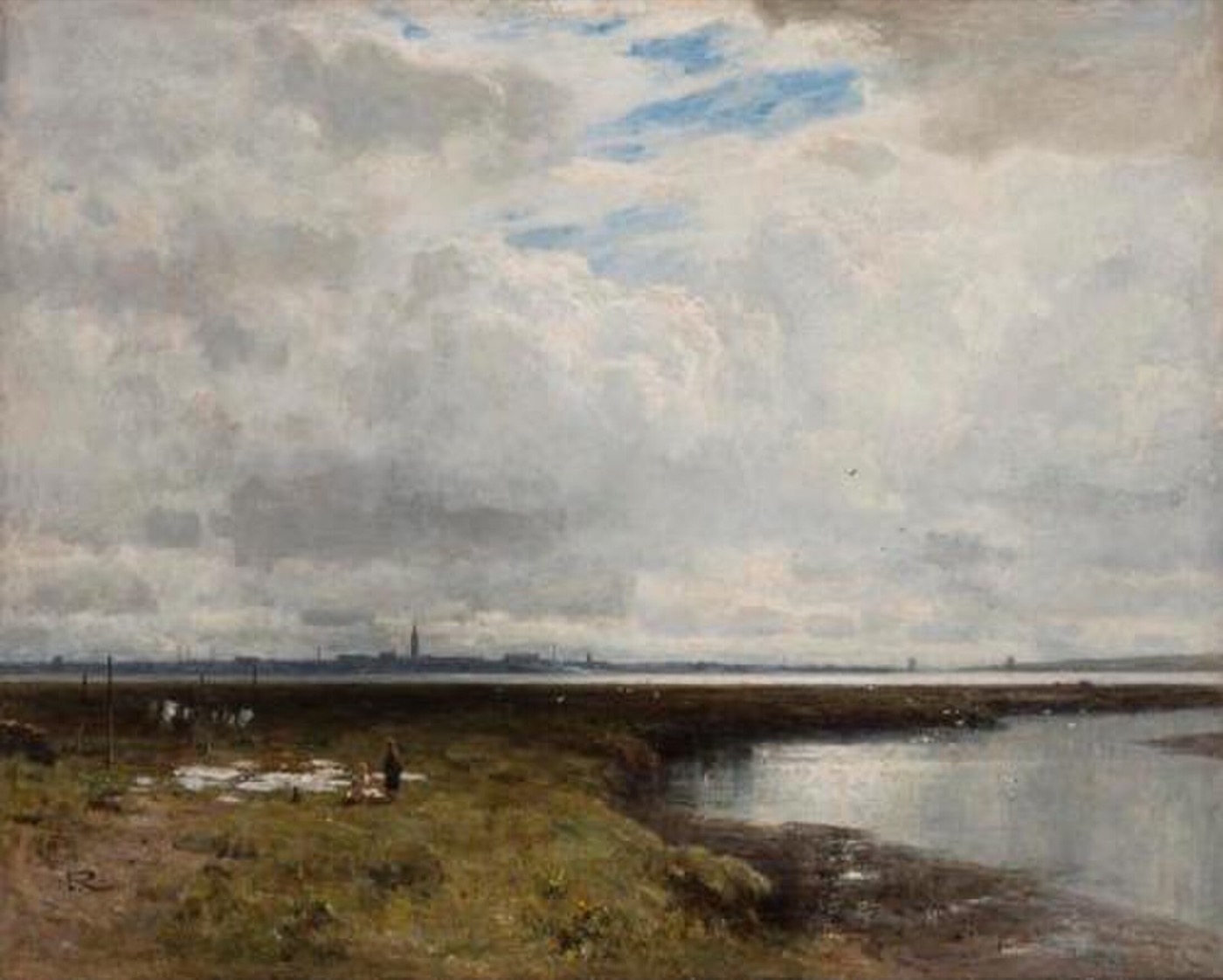 Montrose, Sir George Reid, oil on canvas, 1888. A few miles up this coast, in the parish of Lunan, the priest Walter Milne preached the Reformation before his d
