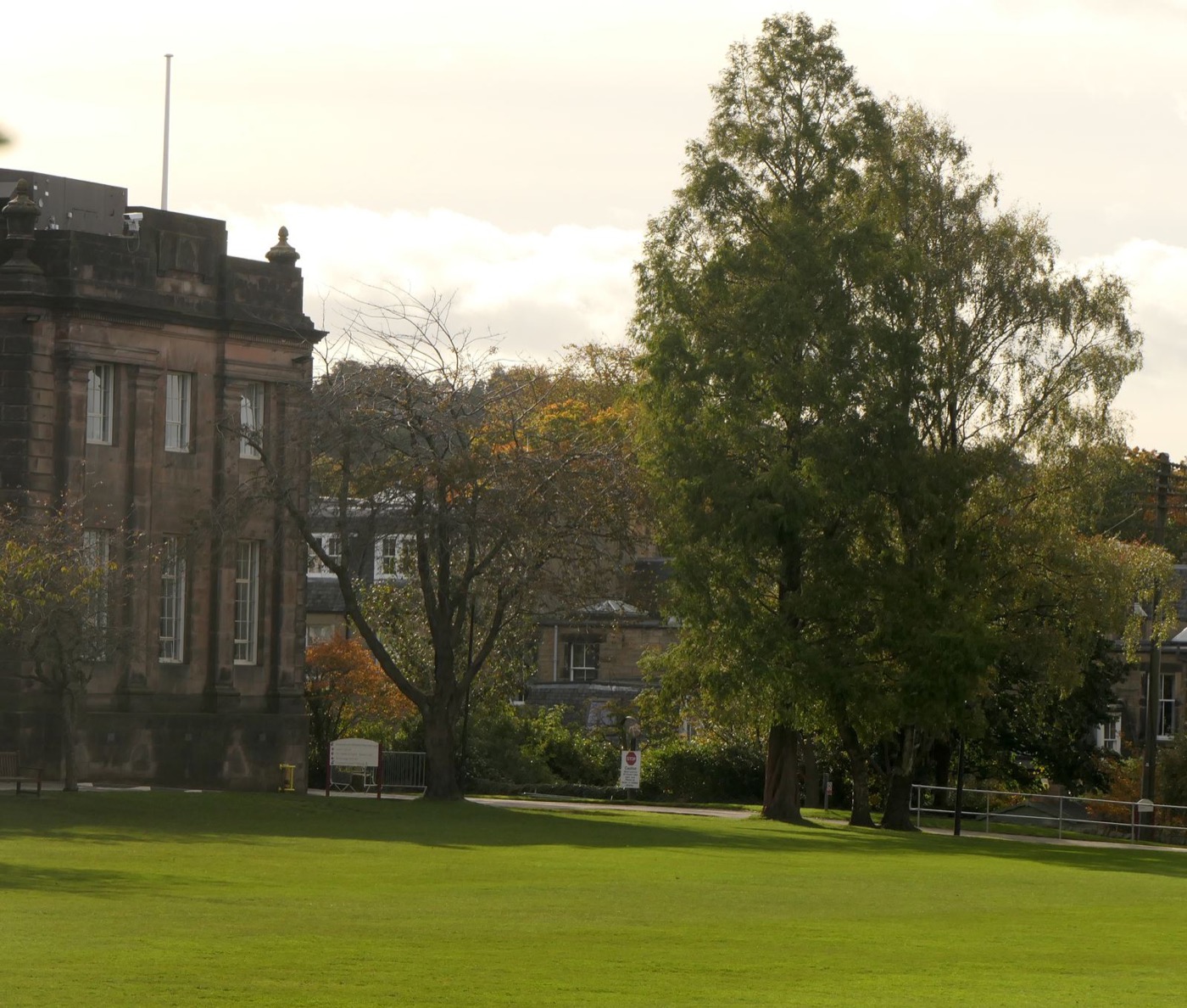 George Watson's College today, on Colinton Road, Edinburgh, the direct continuation of George Watson's charity school of 1741. Photograph by Richard Webb, via W