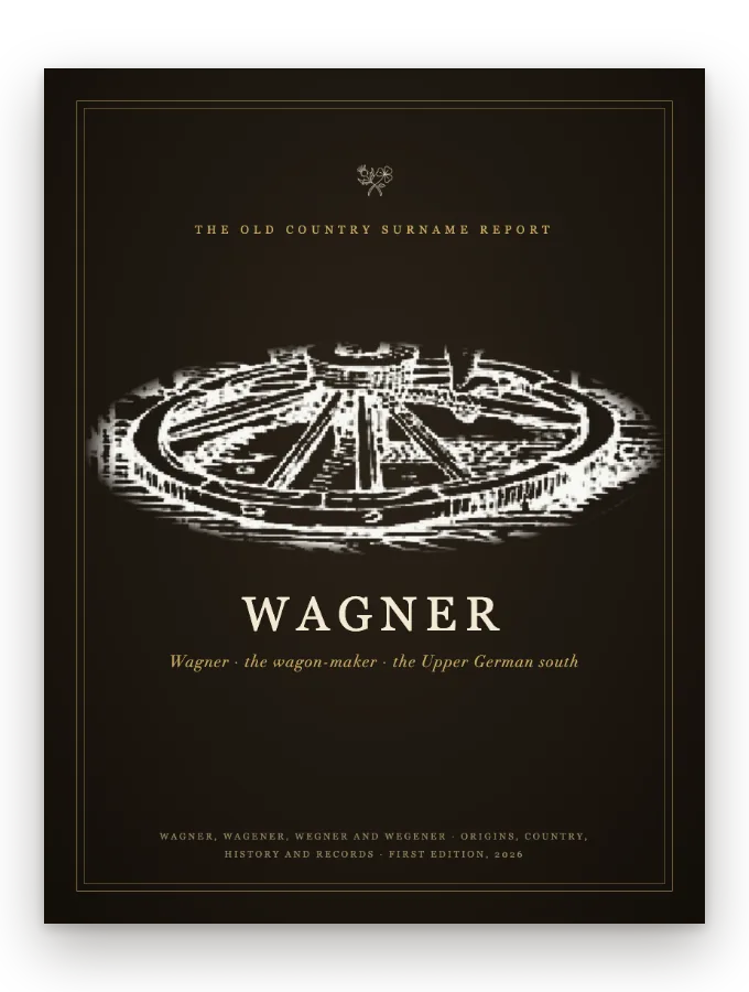 Cover of the Wagner Surname Report